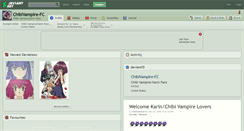 Desktop Screenshot of chibivampire-fc.deviantart.com