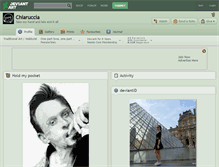 Tablet Screenshot of chiaruccia.deviantart.com
