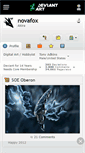 Mobile Screenshot of novafox.deviantart.com