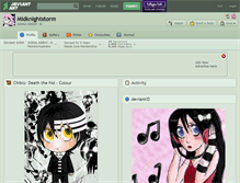 Tablet Screenshot of midknightstorm.deviantart.com