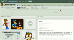 Desktop Screenshot of crashandsonicchao.deviantart.com