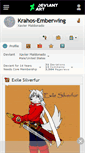 Mobile Screenshot of krahos-emberwing.deviantart.com