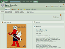 Tablet Screenshot of krahos-emberwing.deviantart.com