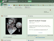 Tablet Screenshot of dzeri.deviantart.com