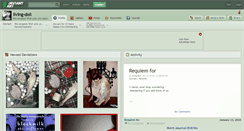 Desktop Screenshot of living-doll.deviantart.com