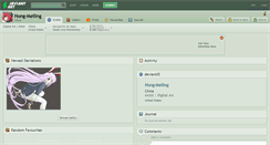 Desktop Screenshot of hong-meiling.deviantart.com