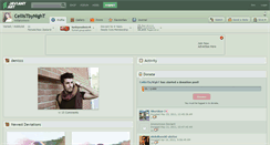 Desktop Screenshot of cellistbynight.deviantart.com