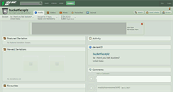 Desktop Screenshot of bucketfaceplz.deviantart.com