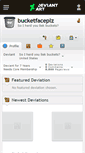 Mobile Screenshot of bucketfaceplz.deviantart.com