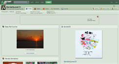 Desktop Screenshot of deviartlover21.deviantart.com