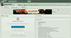 Desktop Screenshot of amaya-kazumi.deviantart.com