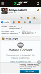 Mobile Screenshot of amaya-kazumi.deviantart.com