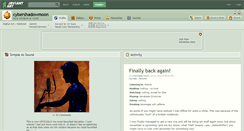 Desktop Screenshot of cybershadowmoon.deviantart.com