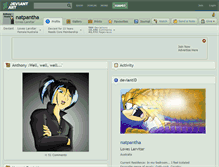 Tablet Screenshot of natpantha.deviantart.com