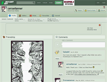 Tablet Screenshot of cersseilanner.deviantart.com