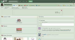 Desktop Screenshot of daakukitsune.deviantart.com