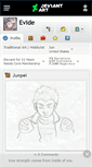 Mobile Screenshot of evide.deviantart.com