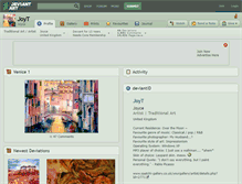 Tablet Screenshot of joyt.deviantart.com