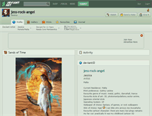 Tablet Screenshot of jess-rock-angel.deviantart.com