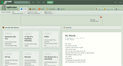 Desktop Screenshot of halibrooke.deviantart.com