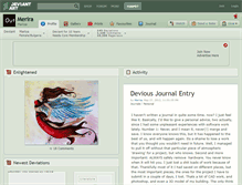 Tablet Screenshot of merira.deviantart.com