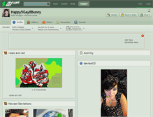 Tablet Screenshot of happy5gay8bunny.deviantart.com