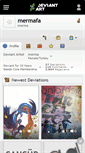 Mobile Screenshot of mermafa.deviantart.com
