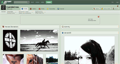 Desktop Screenshot of cyanidecross.deviantart.com