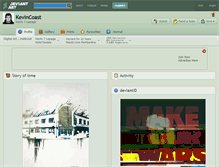 Tablet Screenshot of kevincoast.deviantart.com