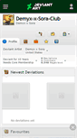 Mobile Screenshot of demyx-x-sora-club.deviantart.com