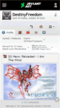 Mobile Screenshot of destinyfreedom.deviantart.com