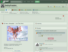 Tablet Screenshot of destinyfreedom.deviantart.com