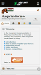 Mobile Screenshot of hungarian-horse.deviantart.com