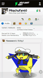 Mobile Screenshot of pikachufan60.deviantart.com