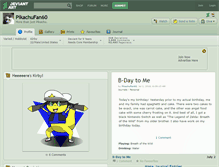 Tablet Screenshot of pikachufan60.deviantart.com