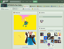 Tablet Screenshot of ofwgkta-fan-club.deviantart.com