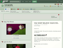 Tablet Screenshot of corruptjelly.deviantart.com