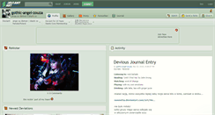 Desktop Screenshot of gothic-angel-zouza.deviantart.com