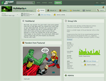 Tablet Screenshot of hulkmania.deviantart.com