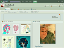 Tablet Screenshot of guerillachord.deviantart.com