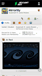 Mobile Screenshot of mirrorlily.deviantart.com
