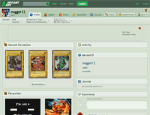 Tablet Screenshot of nugget12.deviantart.com