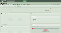 Desktop Screenshot of pein400.deviantart.com