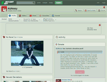 Tablet Screenshot of mzmessy.deviantart.com