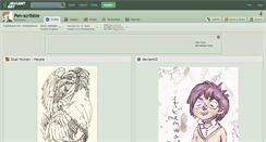 Desktop Screenshot of pen-scribble.deviantart.com