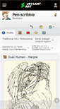 Mobile Screenshot of pen-scribble.deviantart.com