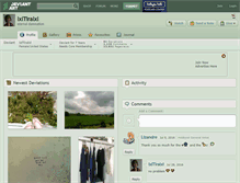 Tablet Screenshot of lxltiralxl.deviantart.com