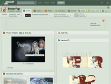 Tablet Screenshot of bieberpop.deviantart.com
