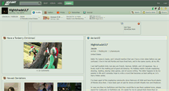 Desktop Screenshot of nightshadeulf.deviantart.com