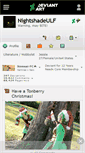 Mobile Screenshot of nightshadeulf.deviantart.com